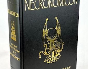 NECRONOMICON by H.P. Lovecraft Deluxe Commemorative Edition Leather Bound Classic