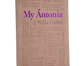 MY ANTONIA by Pulitzer Prize winner Willa Cather Soft Faux Leather edition - New Classic Book