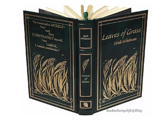 LEAVES OF GRASS Walt Whitman Leather Bound Classics Deluxe edition New Classic Book