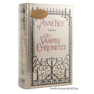 The Vampire Chronicles by Anne Rice: Interview with a Vampire, Vampire Lestat, Queen of the Damned Leather Cover Sealed Classic Horror Book