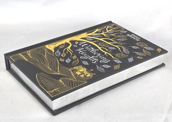 Portafoglio Libro Comeco Wuthering Heights – Tessuto Rivestito, Multicolore, Donna