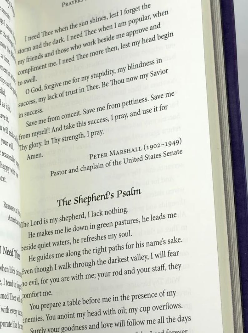 Leather Bound Pocket Prayer Book: Gilded Pages, Classic Edition image 7
