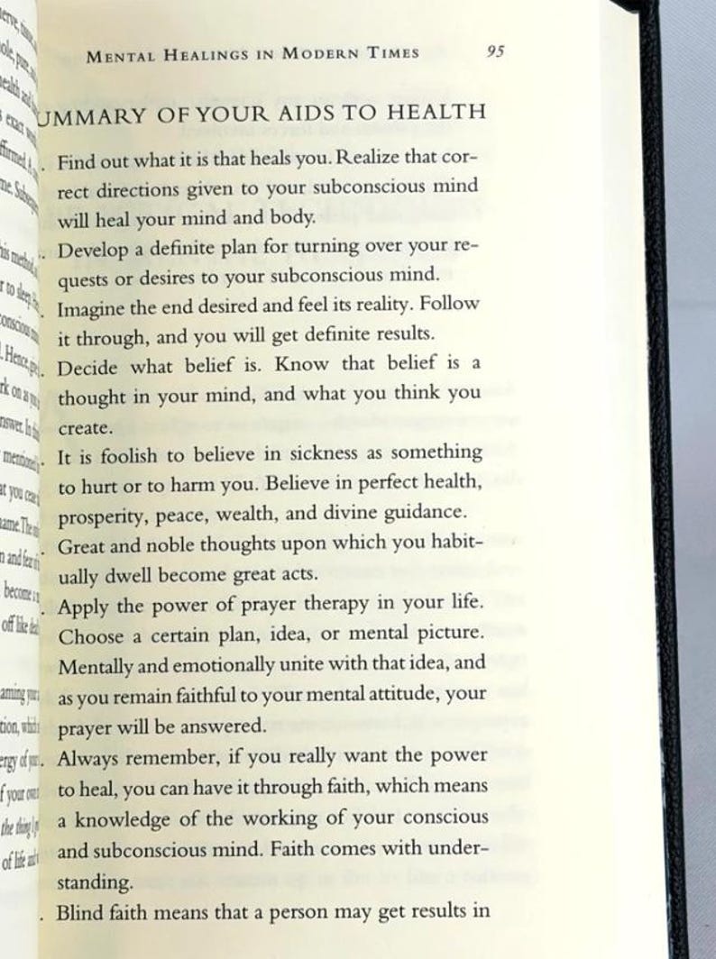 The POWER Of Your SUBCONSCIOUS MIND by Joseph Murphy Deluxe Leather Bound image 6