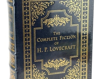 New Sealed - Complete Fiction Of H.P. Lovecraft Easton Press Deluxe Leather Bound Classic
