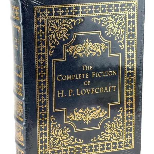 New Sealed - Complete Fiction Of H.P. Lovecraft Easton Press Deluxe Leather Bound Classic
