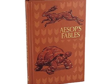AESOP’S FABLES by Aesop Deluxe Gilded Hardcover edition New - Classic Book