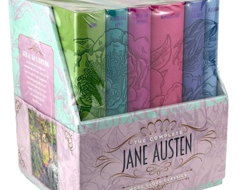 Jane Austen 6-Book Box Set Pride and Prejudice, Persuasion, Emma... Painted Edges