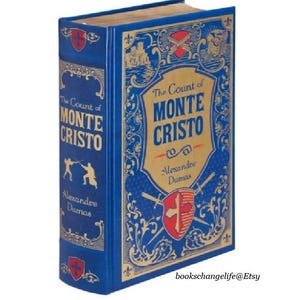 The Count of Monte Cristo by Alexandre Dumas Deluxe Leather Bound Classic image 1