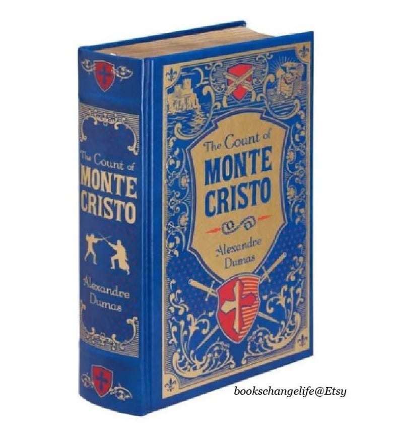 The Count of Monte Cristo by Alexandre Dumas Deluxe Leather Bound Classic image 1