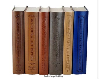 Common Sense, Federalist Papers, Constitution of the US, Gettysburg Address, Frederick Douglass and Presidential Speeches *Set of 6 Volumes*