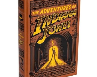 The Adventures of Indiana Jones 3 Novels in 1 by Campbell Black, James Kahn, Rob Macgregor Deluxe Bonded Leather Collectible NEW SEALED