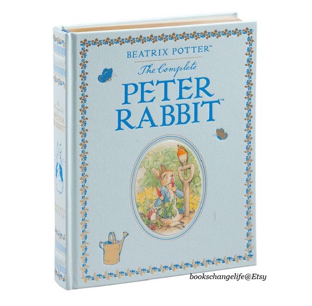 The COMPLETE PETER RABBIT by Beatrix Potter Bonded Leather Classic ...