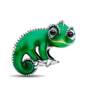 Tangled Pascal Color Changing Charm Fit Bracelet Necklace, 925 Sterling Silver, Gift for Her, Birthday gift,