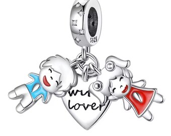Graziosa Cuore Ciondolo Bello Sparky Zircone Catenina per Love Regalo