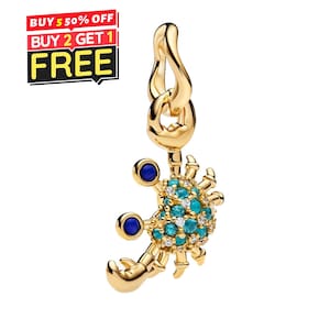 Crab Pandora Charm - Etsy