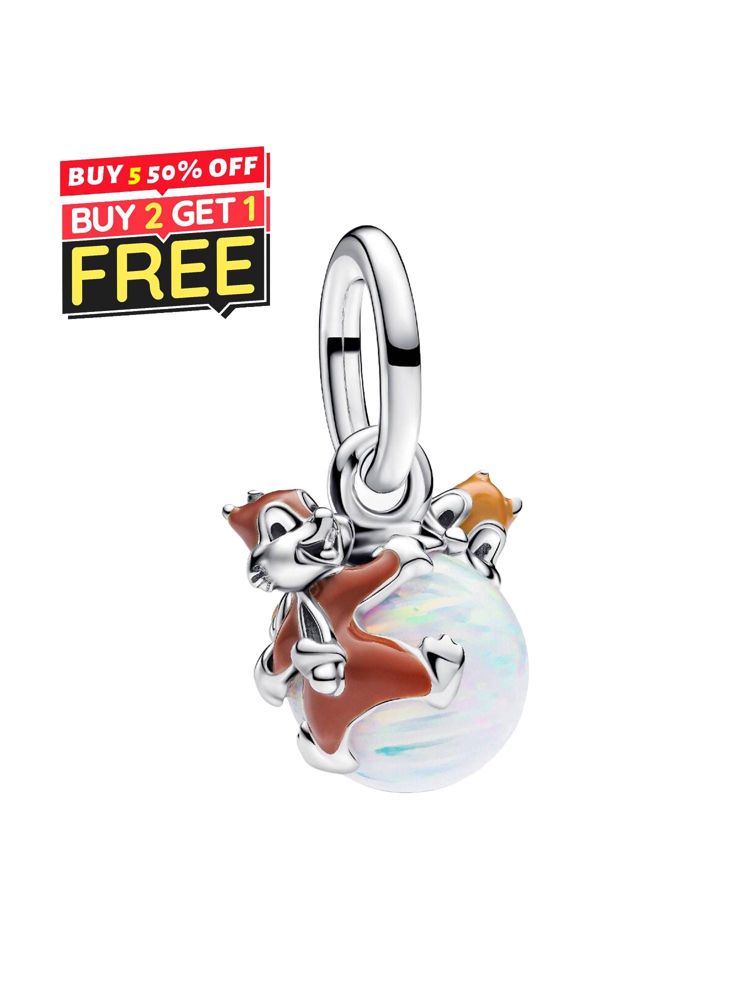 PANDORA チップとデール チャーム パンドラ パーク限定 S925 Pandora