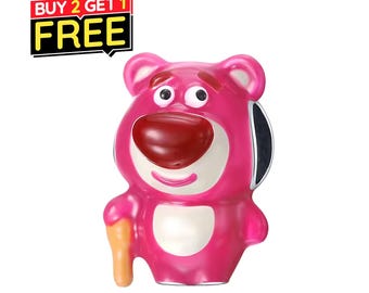 Bransoletka z koralikami Lotso Bear Charm Fit, srebro próby 925, prezent dla niej, prezent urodzinowy,