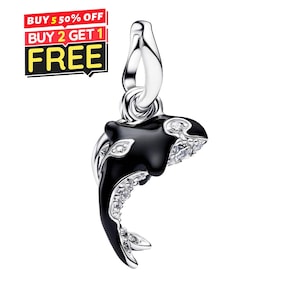Orca Whale Charms Bead Pandora - Etsy