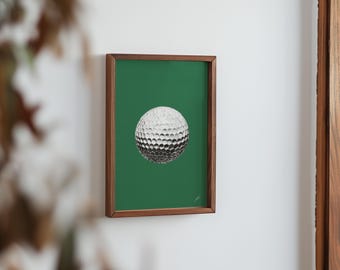 Idea de arte mural de golf para espacios modernos (descarga instantánea)