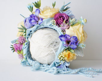 Cloud Kiss Lace Floral Bonnet