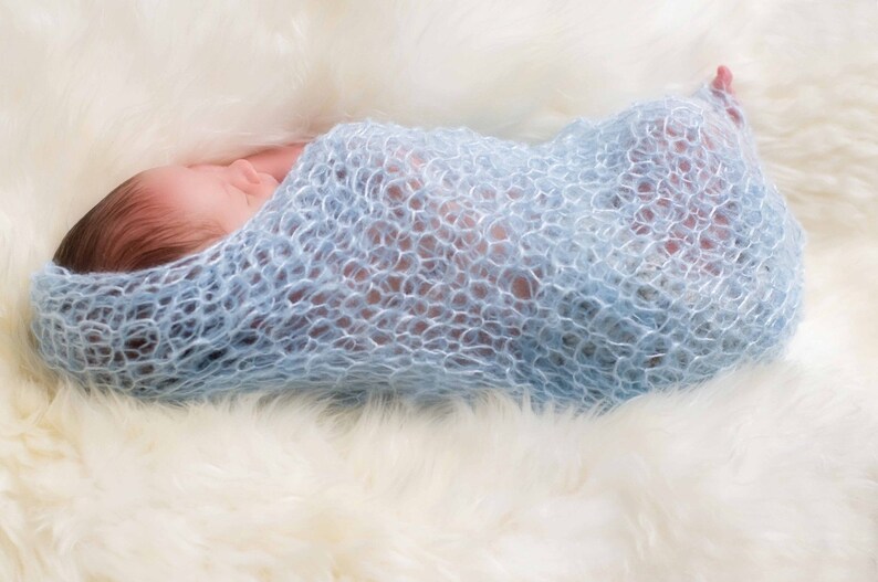 Baby Blanket Baby Wrap Newborn Photo Prop Knit Newborn Baby Etsy
