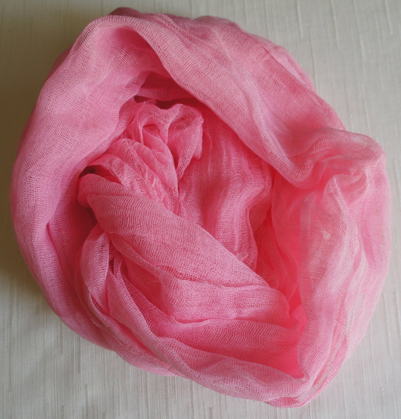 Cheesecloth Newborn Wrap Photography Prop Pink Cheesecloth Etsy