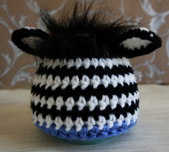 Baby Hat, Newborn Baby Hat, Little Zebra Hat, Baby Boy Hat,  Knit Newborn Hat, Baby Photo Prop