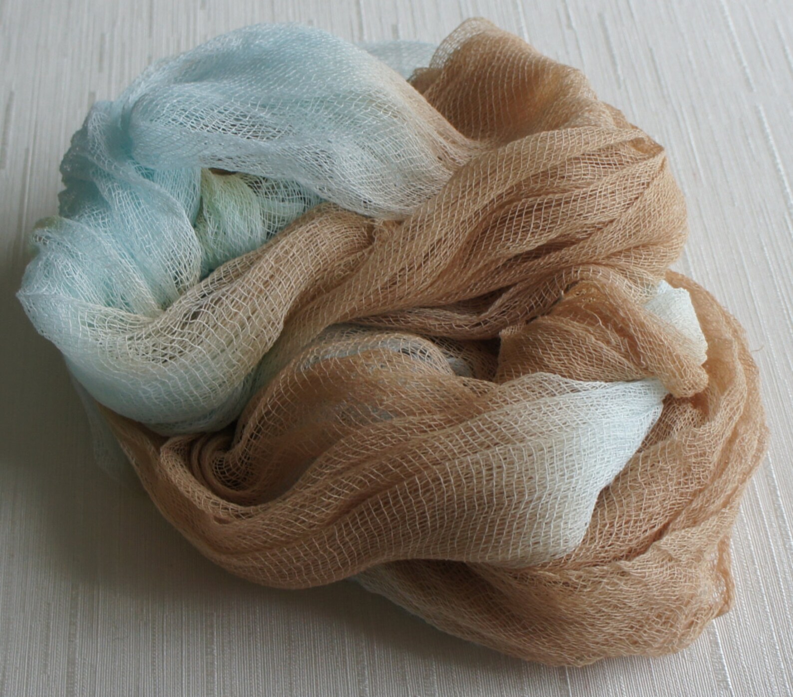 Newborn Cheesecloth Newborn Wrap Photography Prop Blue Brown Etsy