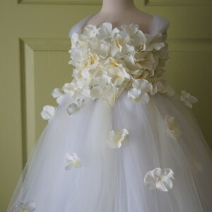 White or Ivory Flower Girl Dress Tutu Dress Age 2-10 Years Tutu Dresses UK Leotard and Handmade Tutu Skirt Tulle Bridesmaid Dresses