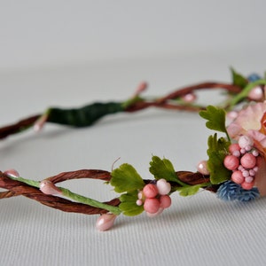 Flower Girl Headwreath, Flower Crown Headband, Wedding Crown, Wedding wreath, Wedding Crown, Flower Girl Wreath, Floral Tiara, Head Wreath