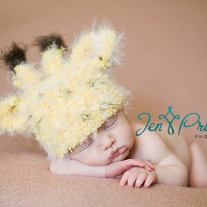 Newborn Baby Hat, Giraffe Baby Hat, Newborn Photo Prop, Knit Newborn Hat, Baby Photo Prop, Animal Hat