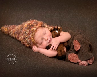 Baby Hat, Newborn Photo Prop, Newborn Hat, Photography Props, Knit Newborn Hat, Photo Prop