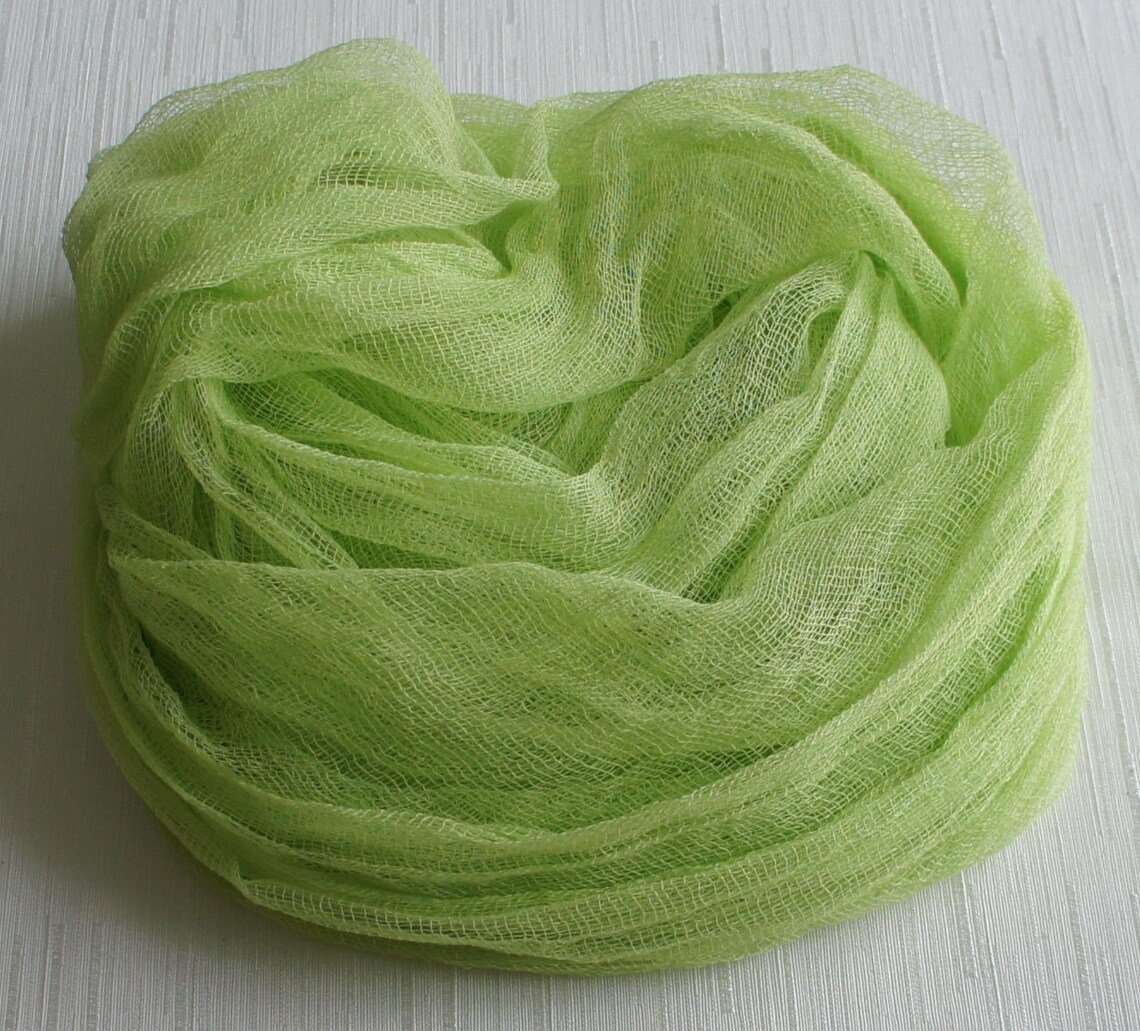 Newborn Cheesecloth Newborn Wrap Photography Prop Green Etsy