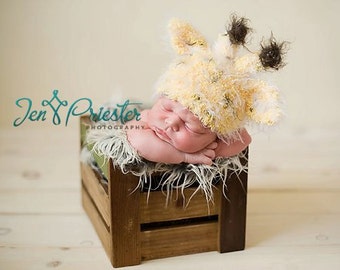 Baby Hat, Newborn Baby Hat, Giraffe Hat, Newborn Photo Props, Knit Newborn Hat, Photo Prop