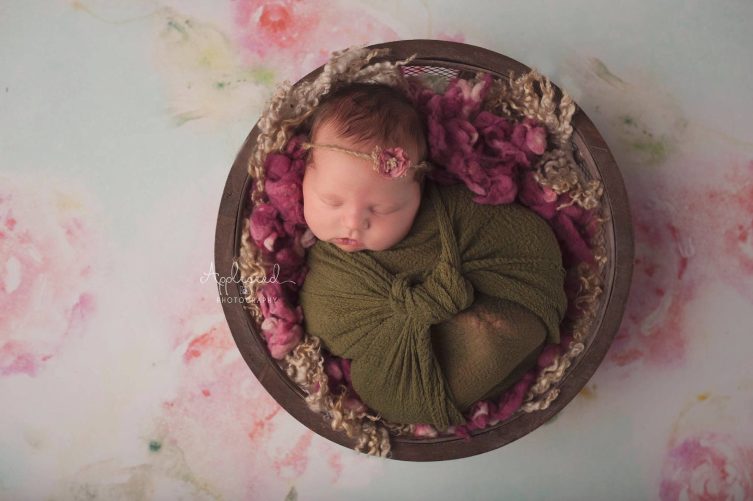 Wool Fluff Basket Stuffer Newborn Photo Prop Merino Baby Etsy