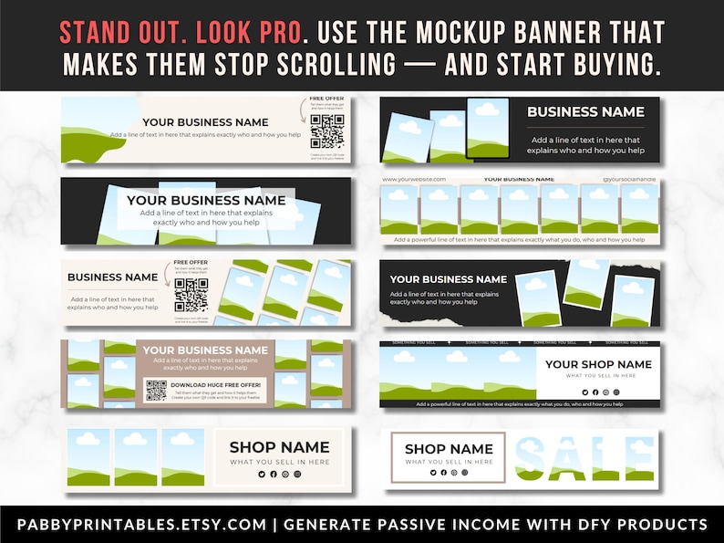 1700 Etsy Listing Mockup Templates Bundle for Digital Products, Editable Canva Mockups for Etsy Listing, Etsy Product Image Mockup Templates image 5