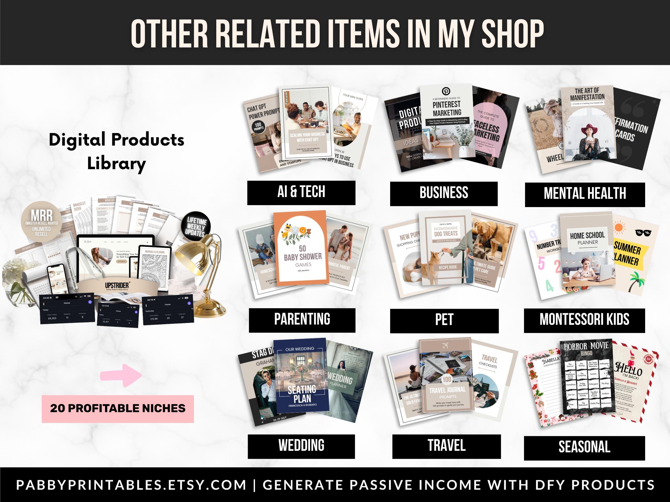 1700 Etsy Listing Mockup Templates Bundle for Digital Products ...