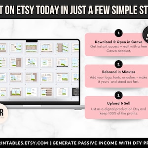 1700 Etsy Listing Mockup Templates Bundle for Digital Products, Editable Canva Mockups for Etsy Listing, Etsy Product Image Mockup Templates image 6