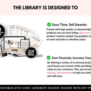 PLR Digital Products Bundle | Canva Templates with MRR for Etsy Passive Income image 3