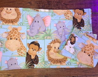 Placemat and Napkin Set Animals