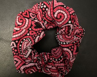 Valentine Heart Scrunchie