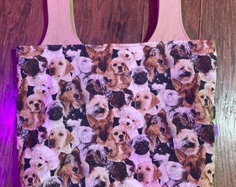 Perros de carga con bolso