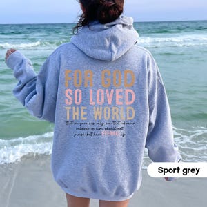 Christian Women Beach Outdoor Hoodie Religious Sweatshirt Faith Gift For Her Bible Verse Affirmation Shirt Church Girl Outfit