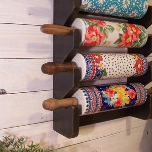 6 Pin Rolling Pin Rack for Your Collection Holds Pioneer Woman Pins ...