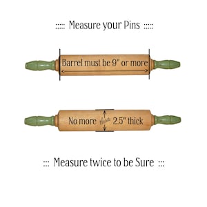Unfinished You Paint Support pour rouleaux à pâtisserie en bois Étagère pour rouleaux à pâtisserie de style ferme, BOIS NU image 5