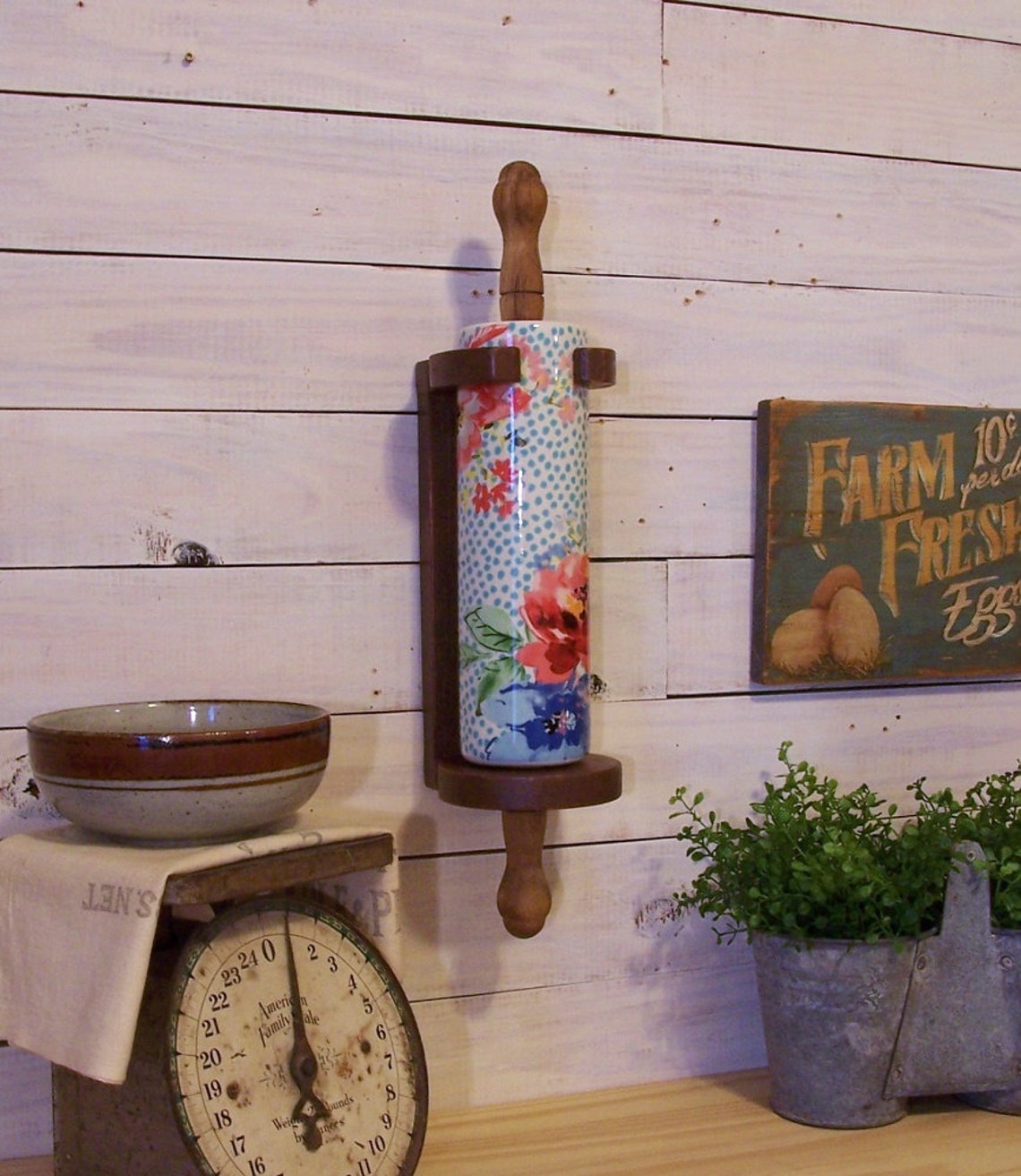 Pioneer Woman Vertical Rolling Pin Holder Rack for One Pin Etsy