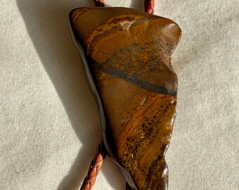 Two Tone Jasper Bolo Tie