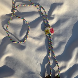 Funky Floral Bolo Tie