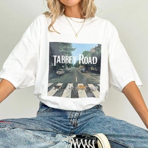 Tabbey Road Beatles T-Shirt, Funny Beetles Graphic Tee, Abbey Road, Father&#39;s Day Gift