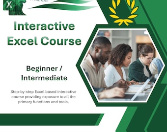 Interaktiver Excel-Anfängerkurs | Übungsplatz | Lernen Sie Excel | Online Training | Microsoft Word | Verschönerung | Fähigkeiten | VERKAUF